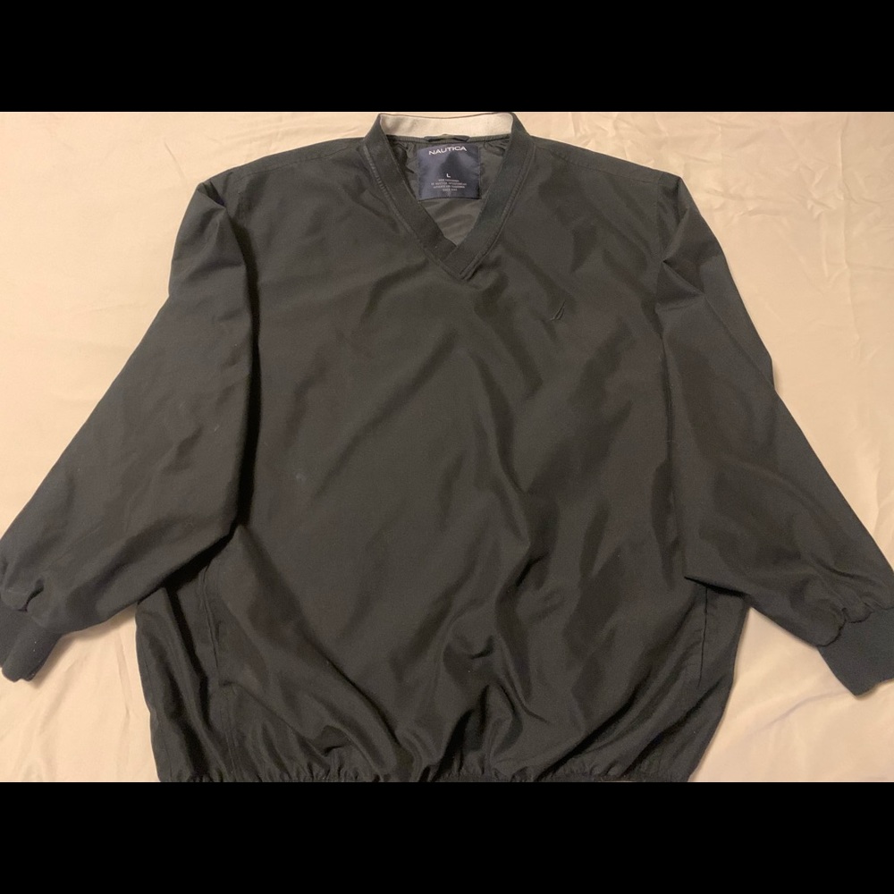 Nautica Black Windbreaker